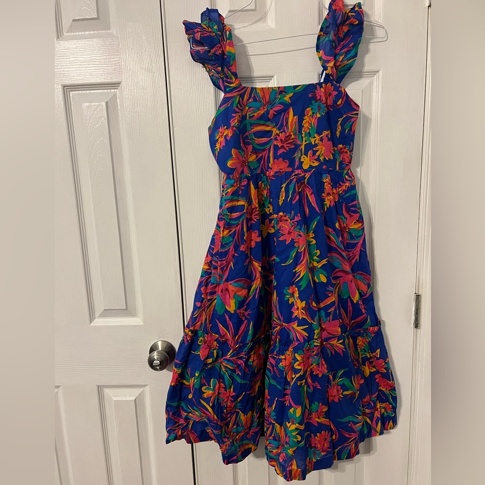 J. Crew Vibrant Floral Women’s Dress - Picture 2 of 3